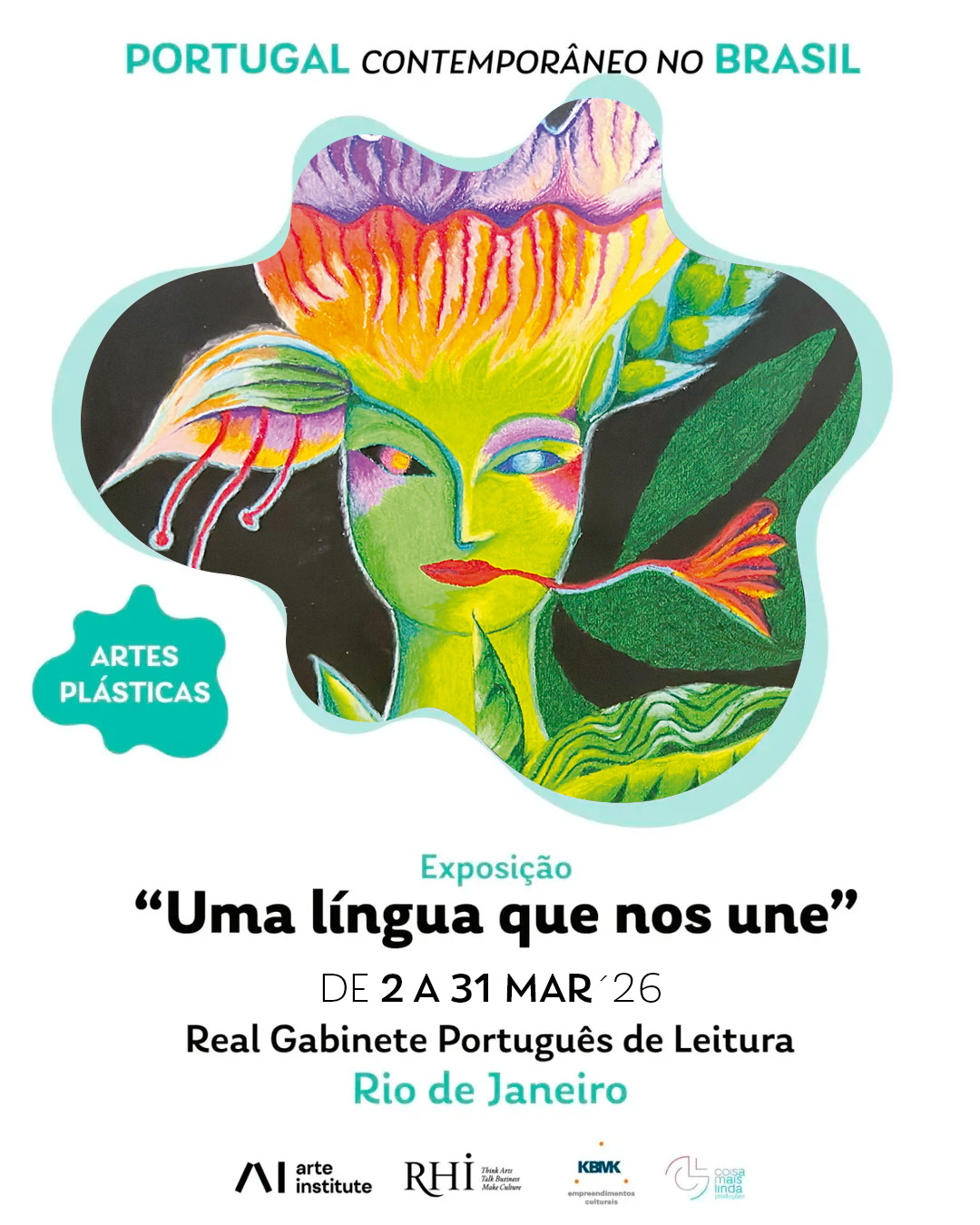 De volta ao Real Gabinete, de 2 a 31 de março: Exposição “Uma Língua que nos Une”