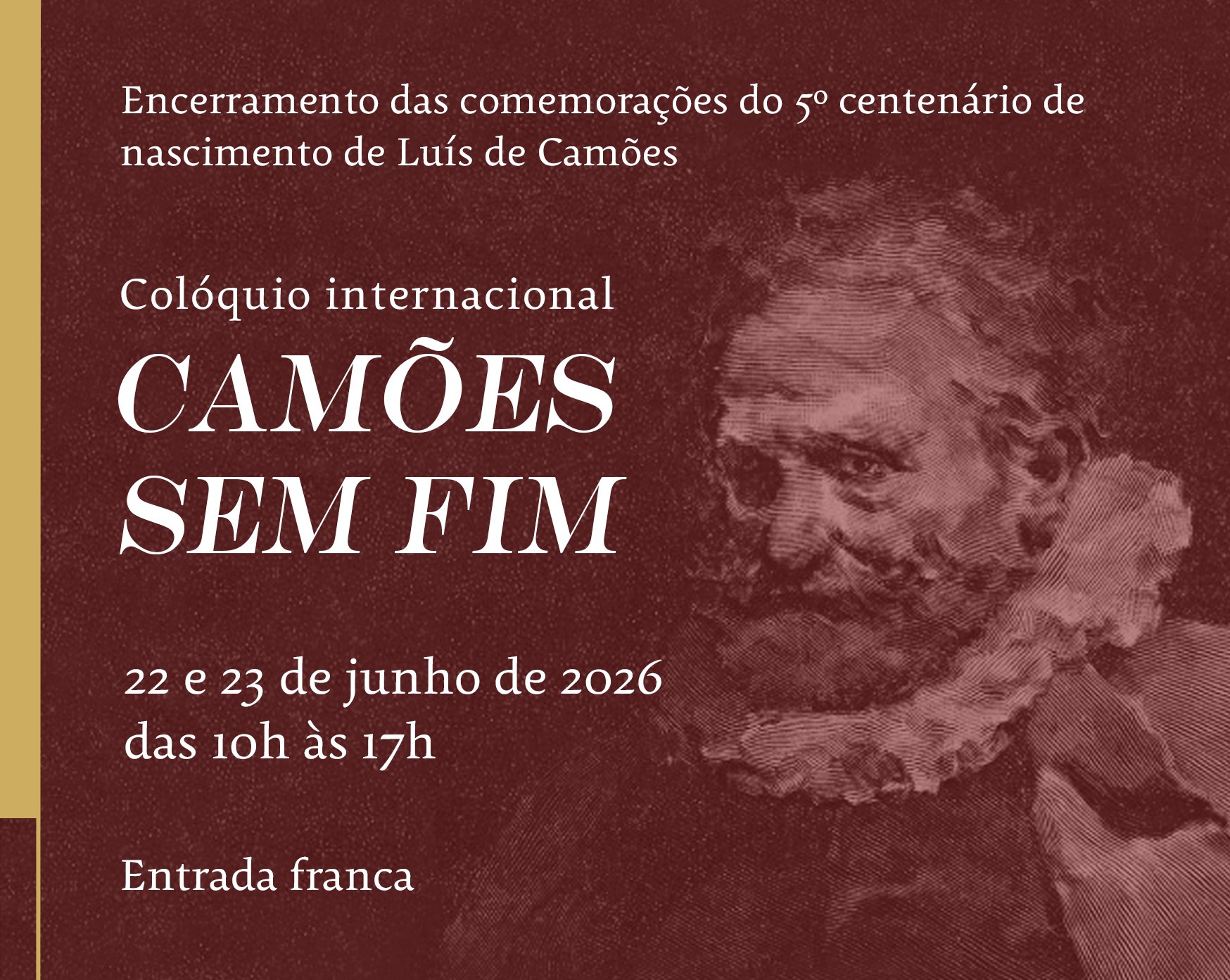 Colóquio internacional “Camões sem fim”